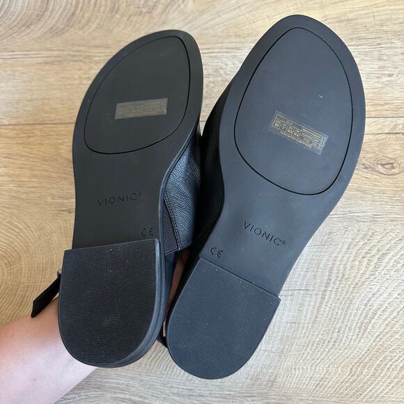 Vionic Ella Thong Sandal Black 9.5 WIDE - Picture 9 of 9